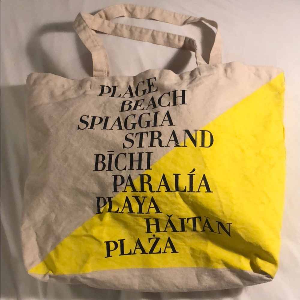 J.Crew Canvas Beach Tote